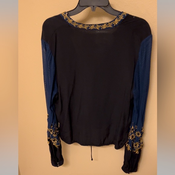 Free People Embellished Top - Size Large - Picture 6 of 8